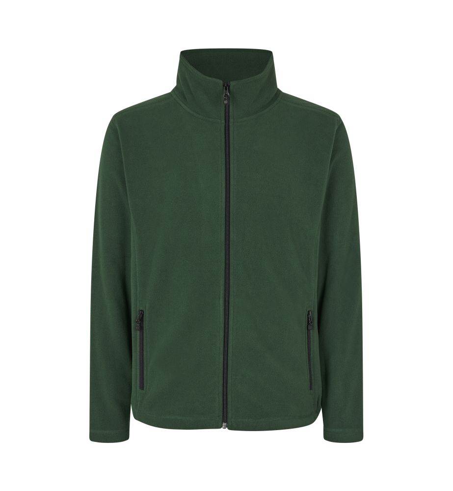 0803 Herren Microfleece-Jacke (flaschengrün, XS)