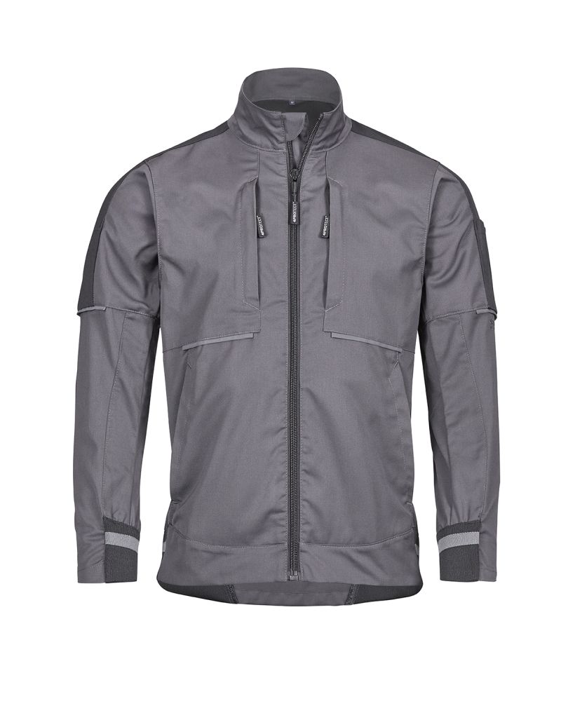 3017 4PROTECT® Workwear Bundjacke, grau/schwarz (XS)