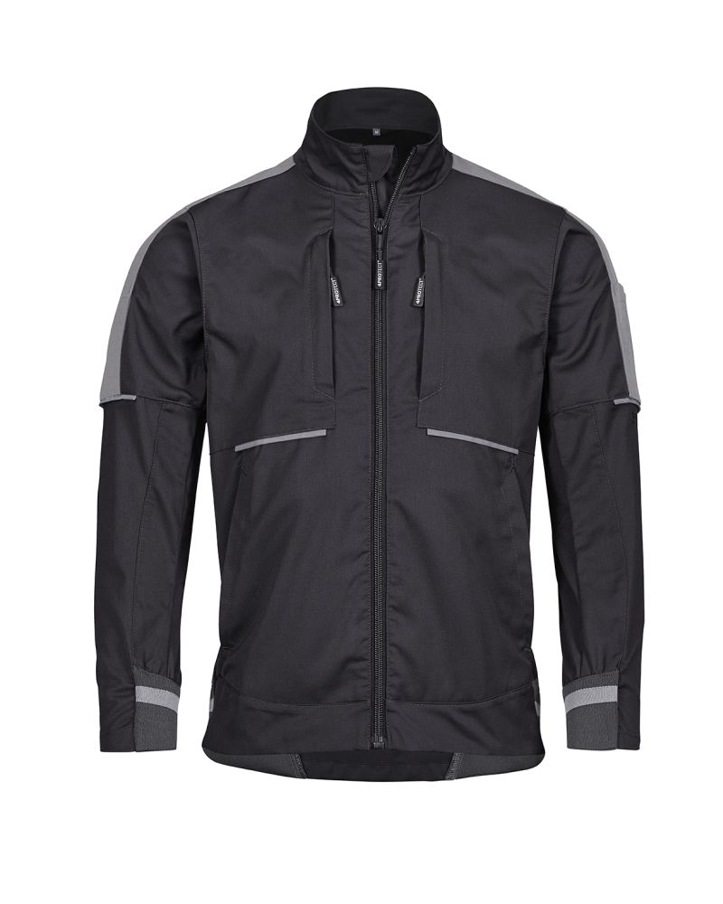 3018 4PROTECT® Workwear Bundjacke, schwarz/grau