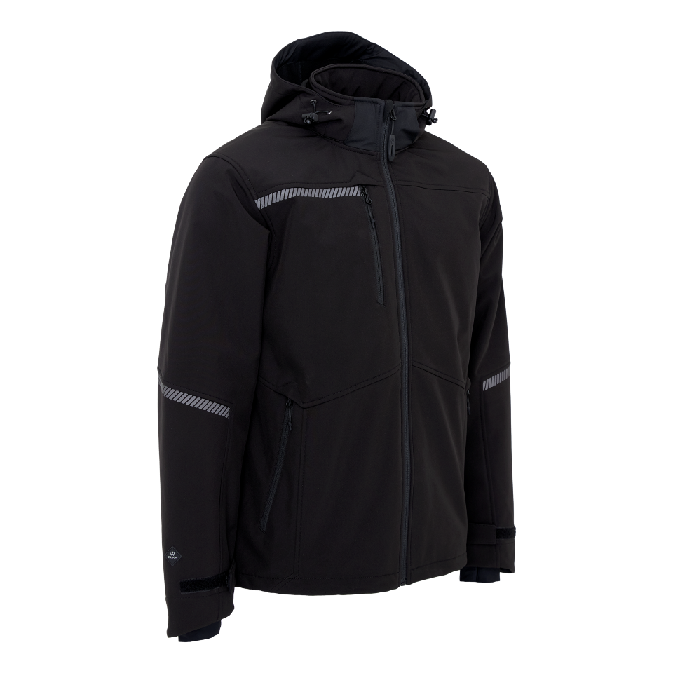 116503 Working Xtreme Softshelljacke | recycelt (010 schwarz, XS)