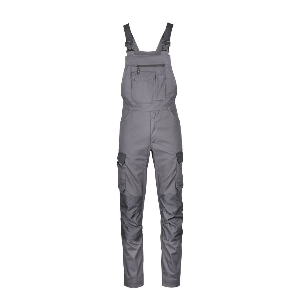 4PROTECT Workwear Latzhose, grau/schwarz | 3037