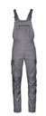 3037 4PROTECT® Workwear Latzhose, grau/schwarz