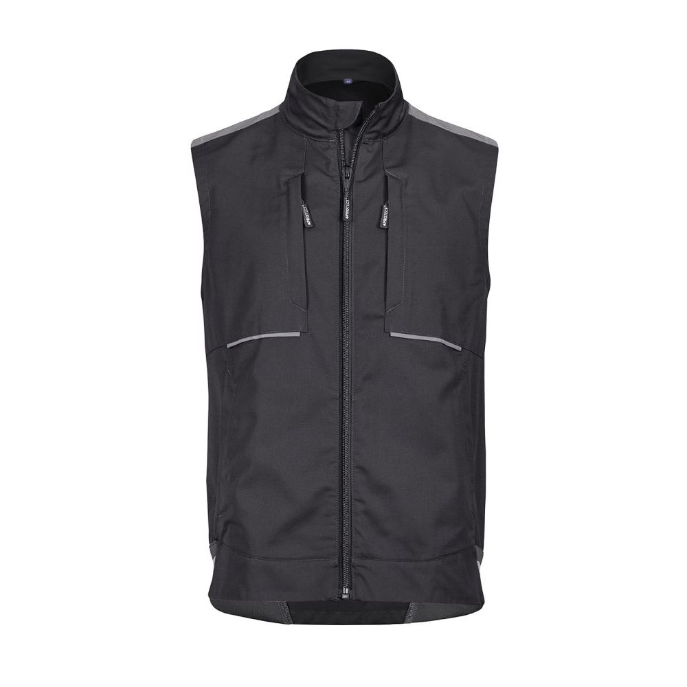 4PROTECT Workwear Weste, schwarz/grau | 3028
