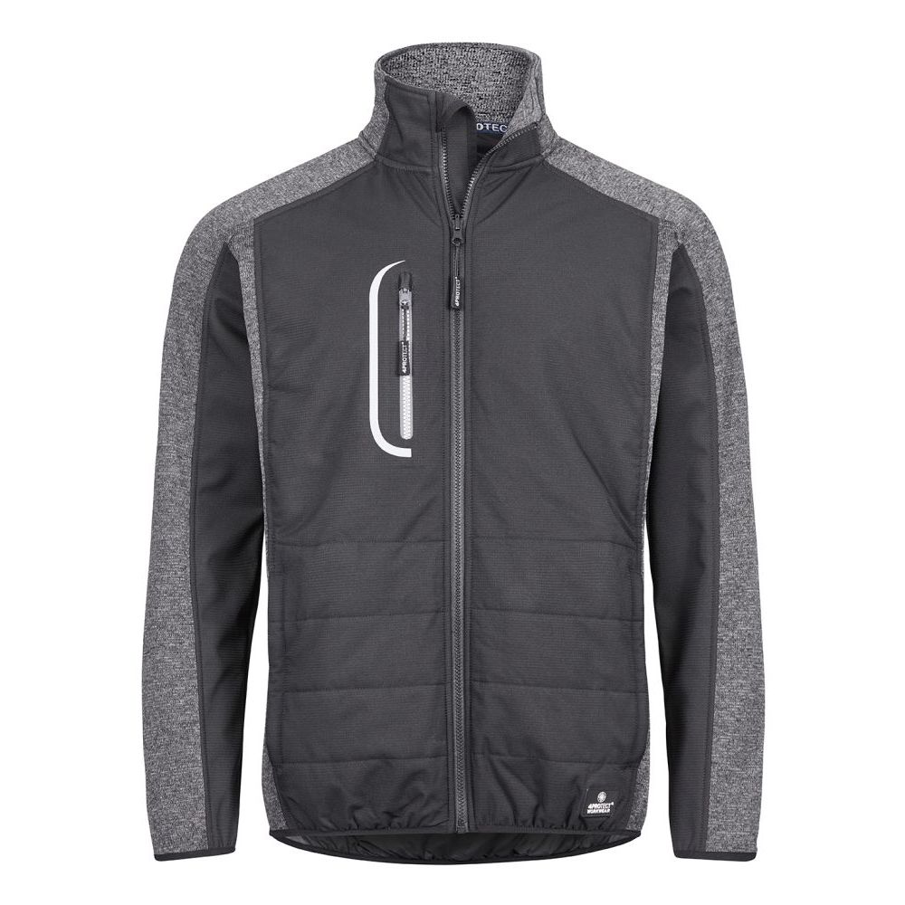 3318 4PROTECT® Hybrid-Jacke, schwarz/grau (XS)