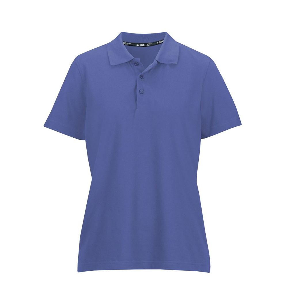 4PROTECT Polo-Shirt Damen, royalblau | 3931