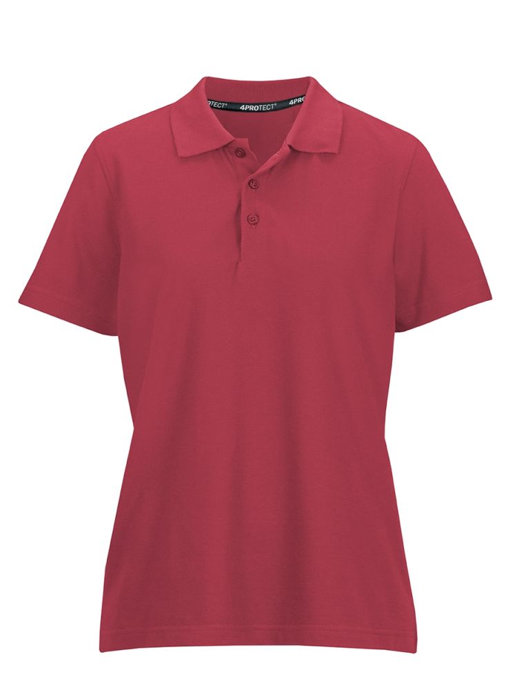 3933 4PROTECT® Polo-Shirt Damen, rot