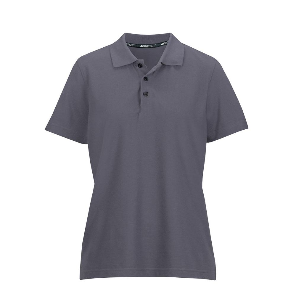4PROTECT Polo-Shirt Damen, grau | 3937