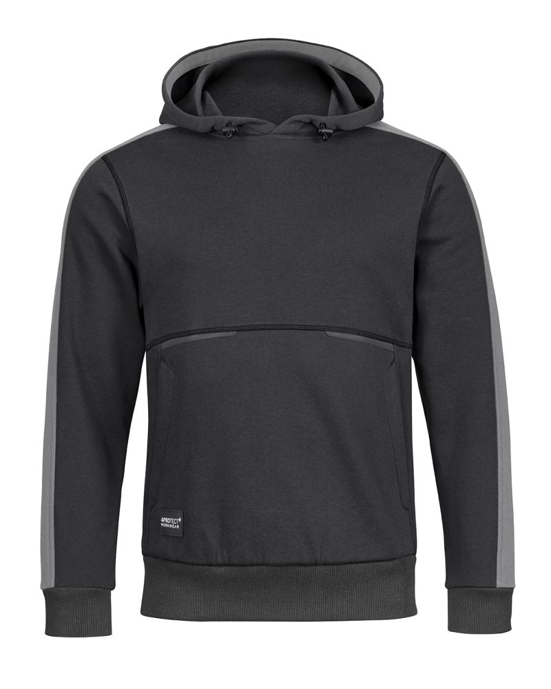 3978 4PROTECT® Hoodie, schwarz/grau