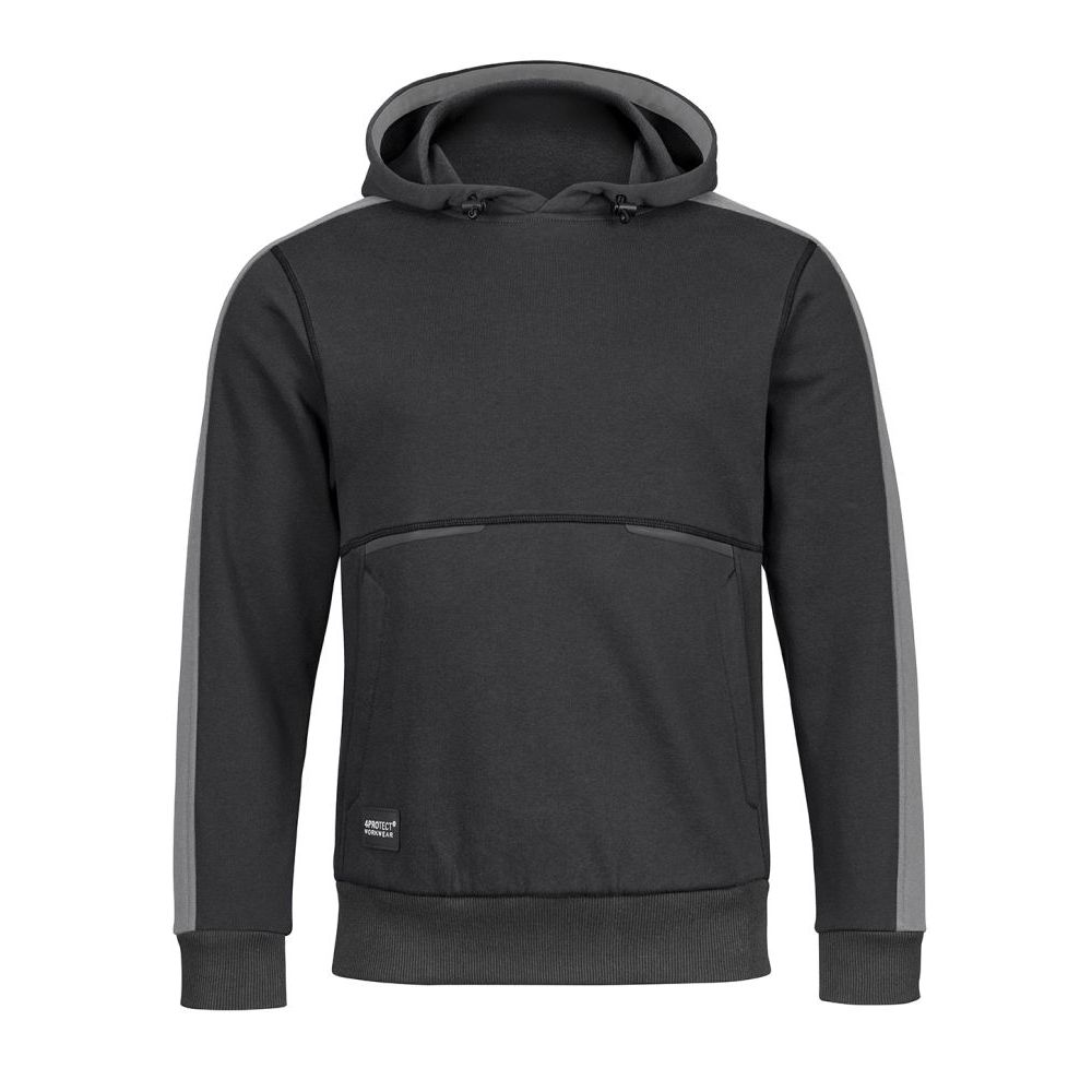 4PROTECT Hoodie, schwarz/grau | 3978 (XS)