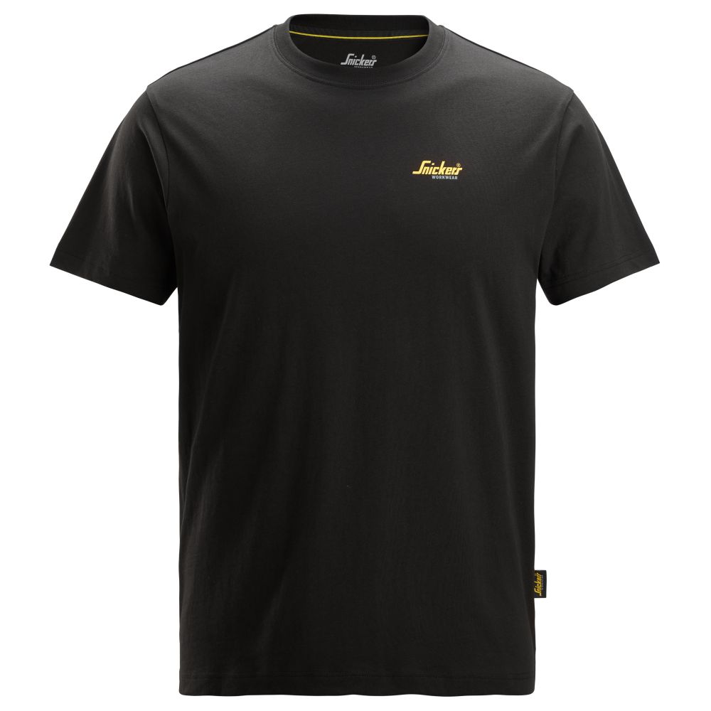 2588 T-Shirt mit kleinem Logo (0400 black, XS)