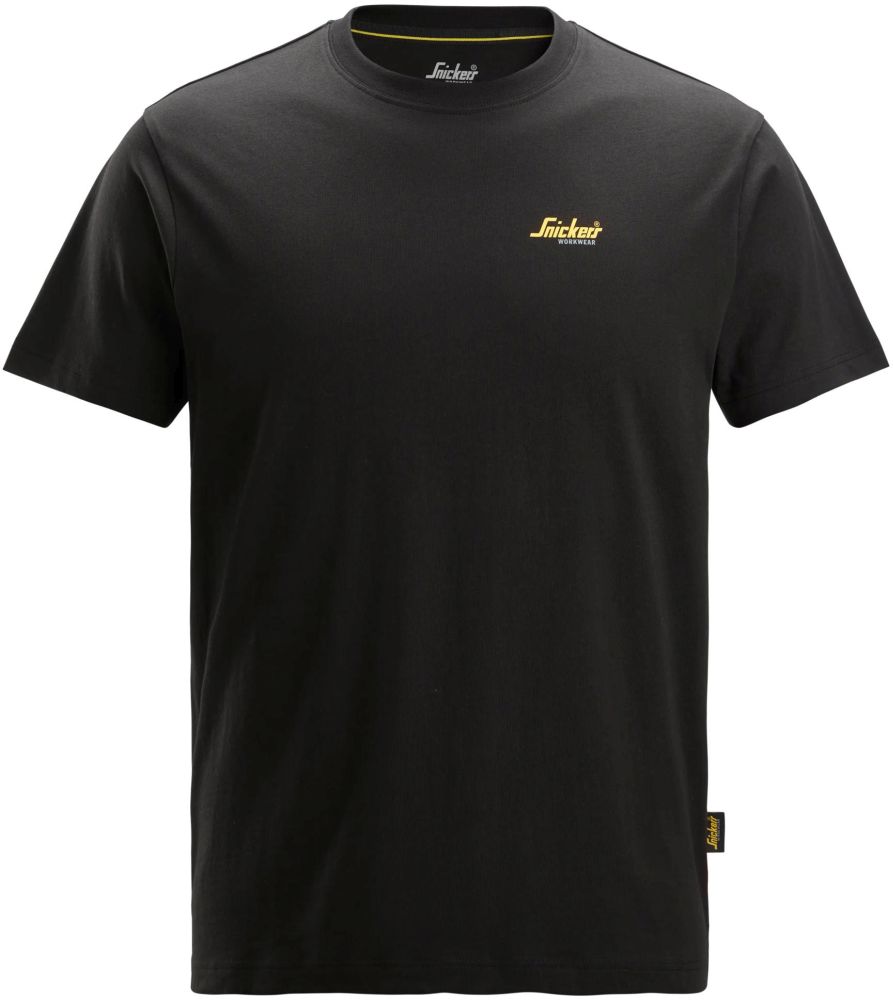 2588 T-Shirt mit kleinem Logo (0400 black, XS)