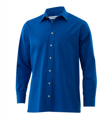 KÜMMEL George Hemd, Langarm, Classic fit, 1111 royalblau | 11003-628801