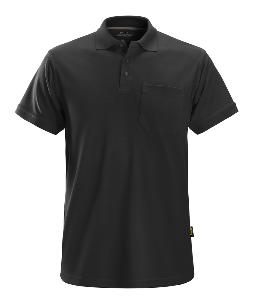 2708 Klassisches Polo Shirt, schwarz (XS)