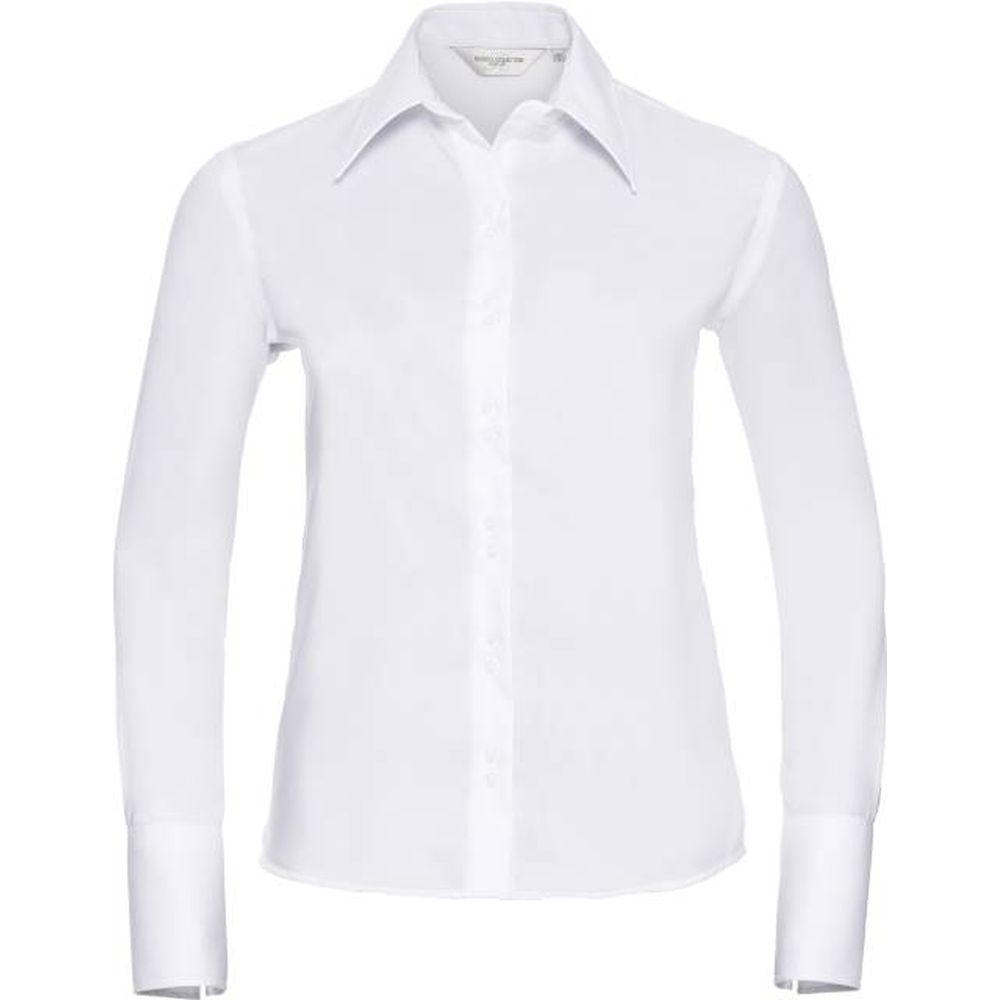 [11956F00100] 11.956F | Russel Athletic Bluse langarm | white (796.00) (XS)