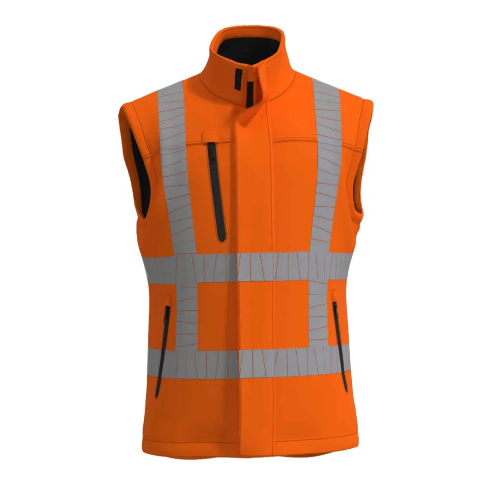 BWRWS100 Warnschutz Softshell Bodywarmer (XS)