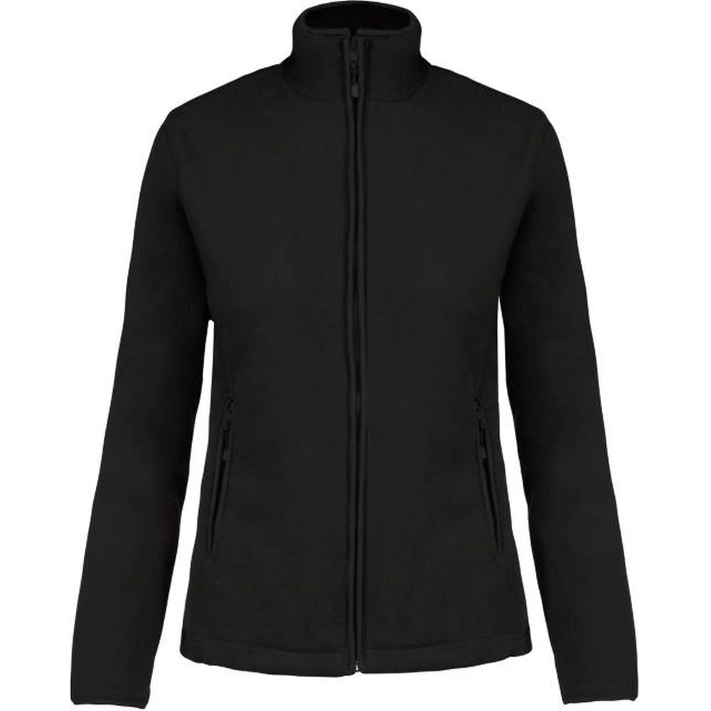 KARIBAN K907 Maureen Damen Microfleece Jacke, black | 20.K907
