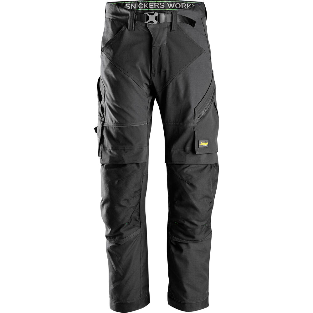 SNICKERS FlexiWork Arbeitshose+ | 6903 (0404 black/black, 44)