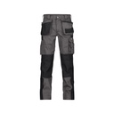 200428 Seattle 300 g/m² | zweifarbige Arbeitshose mit Holstertaschen und Kniepolstertaschen