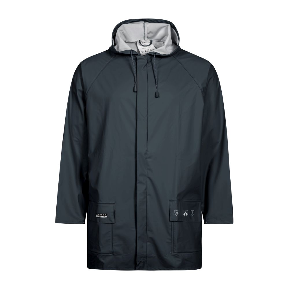 FR-LR48 Flammhemmende Regenjacke in PU-Qualität