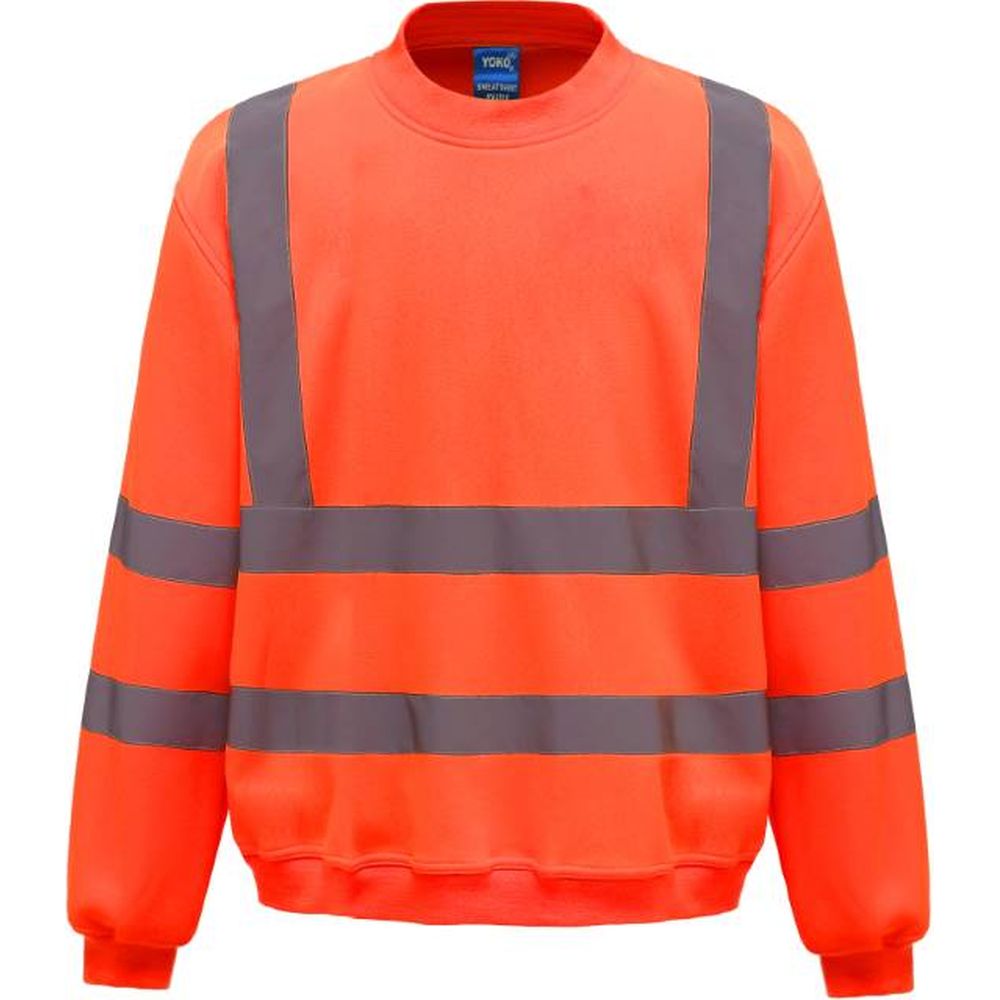 [79J510zv901] 79.J510 | Yoko HVJ510 Hi-Vis Sweater (277.77) (hi-vis orange, S)