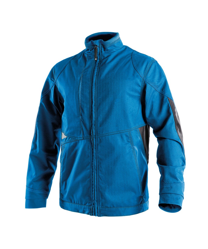 300403 Atom | Arbeitsjacke (azurblau/anthrazitgrau, XS)