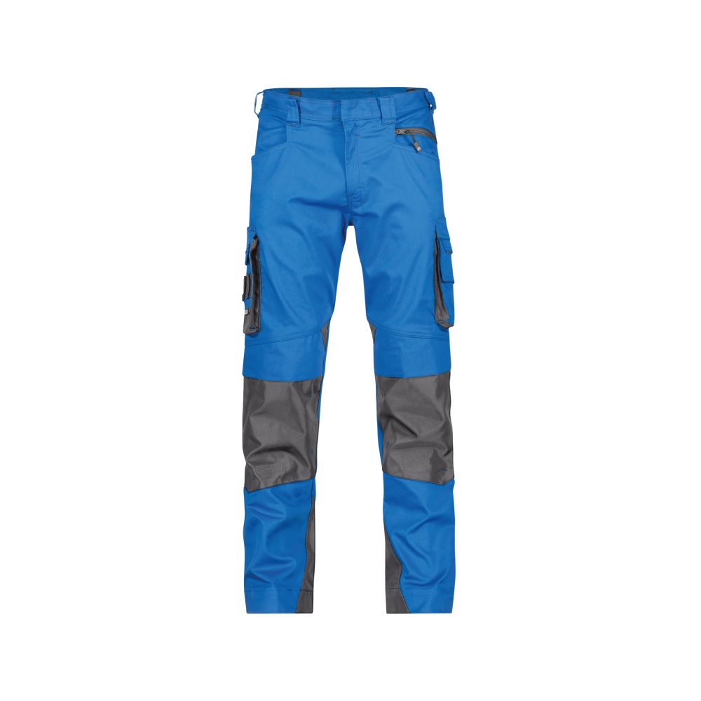200846 Nova | Arbeitshose mit Kniepolstertaschen (azurblau/anthrazitgrau, 42, Standard)