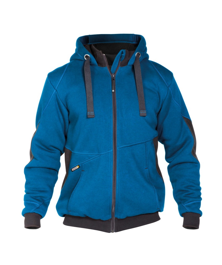 300400 Pulse | Sweatshirt-Jacke (azurblau/anthrazitgrau, XS)