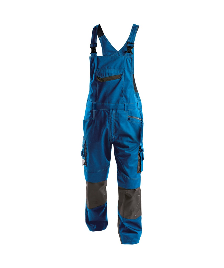 400148 Voltic | Arbeitslatzhose mit Kniepolstertaschen (azurblau/anthrazitgrau, 42, Standard)