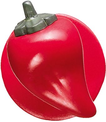 5900.9000-641 Paprika rot Kugelknöpfe 12er Pack