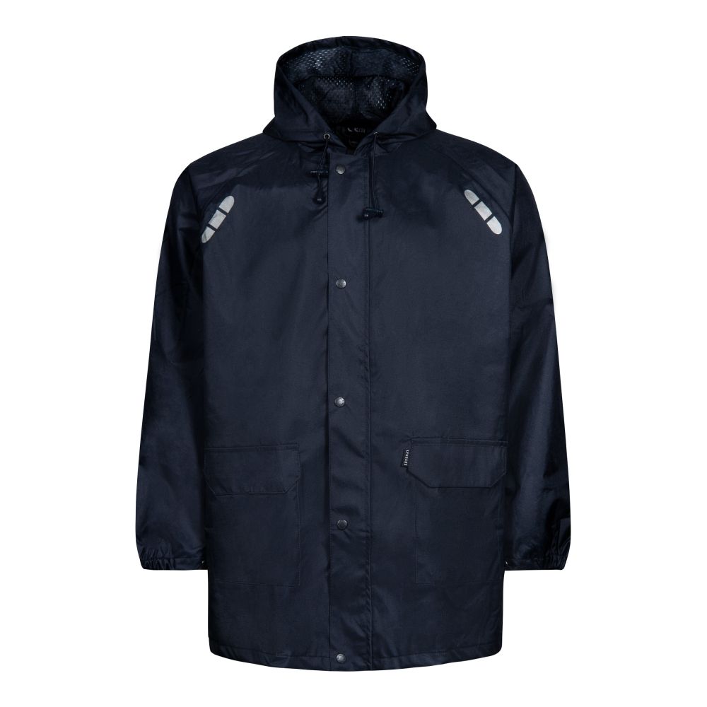 FOX6048 Atmungsaktive Regenjacke – Leicht, strapazierfähig und bereit für jede Wetterlage (03 marine, XS)