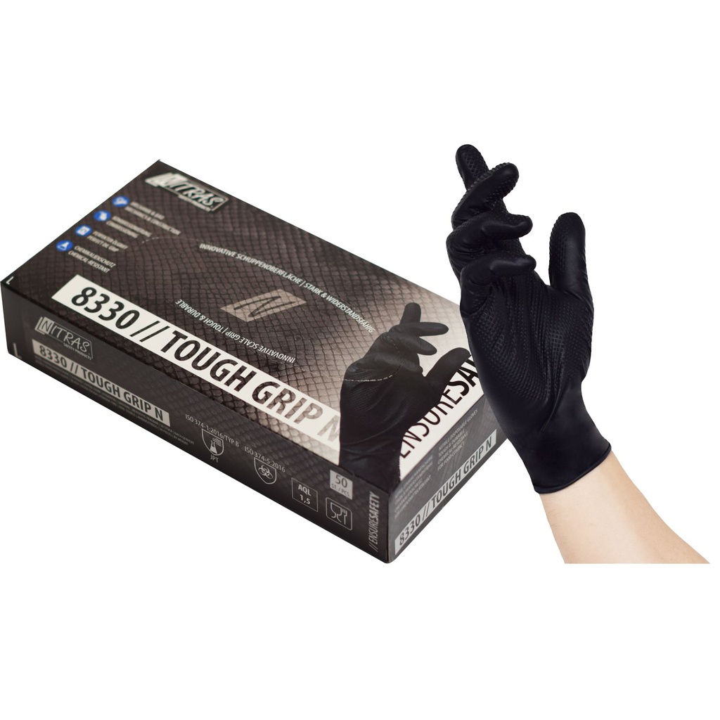 8330 Nitril-Einweghandschuhe (S)