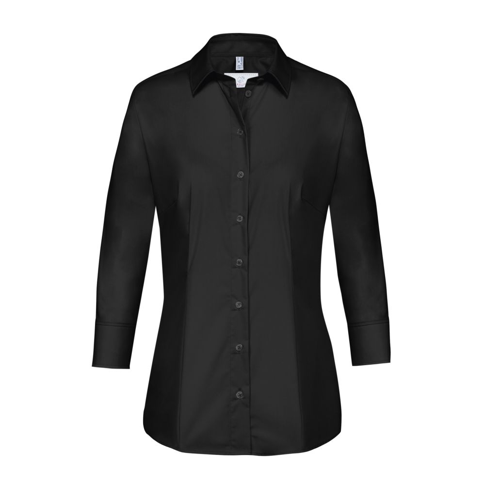 GREIFF Damen-Bluse 3/4 RF Basic | 6517.1120 (010 schwarz, 32)