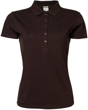 513.54 Damen-Polo-Shirt (chocolate, L)