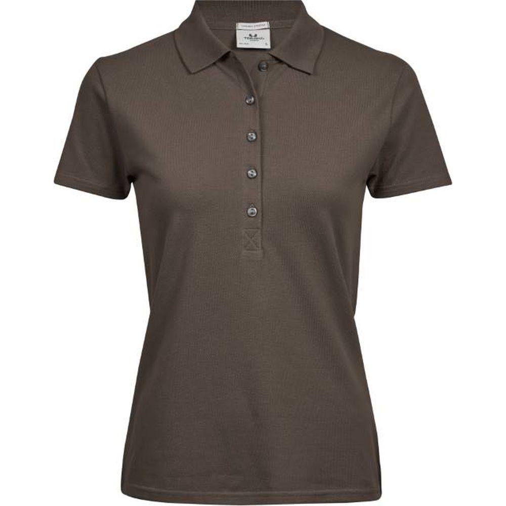 TEE JAYS TJ145  Damen Stretch Piqué Polo | 18.0145 (chocolate, L)
