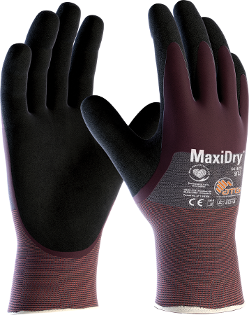 2372 MaxiDry® Schutzhandschuhe ¾ getaucht