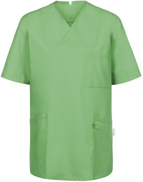 5003.6550 CARE Unisex-Kasack RF "Grüner Knopf"