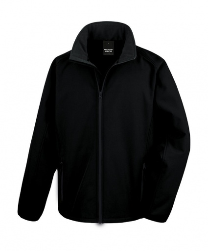 828.33 Softshell Jacke, schwarz