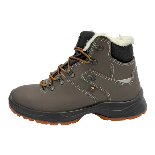 111 Styler mit Fell braun S3 | Sicherheitsstiefel