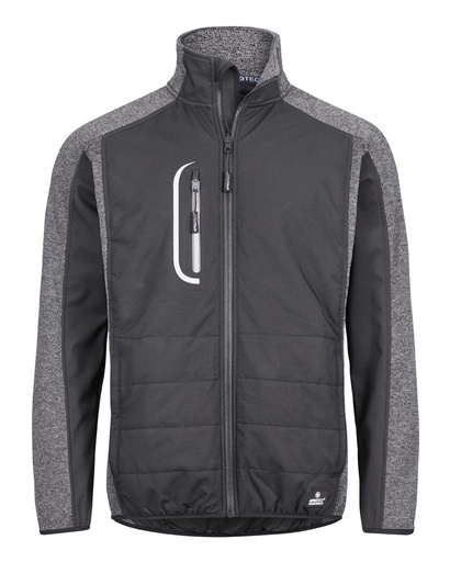 3318 4PROTECT® Hybrid-Jacke, schwarz/grau