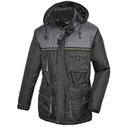 4133 Ystad Winterjacke, schwarz/grau