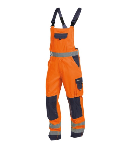 400127 Toulouse | Warnschutz-Latzhose mit Kniepolstertaschen