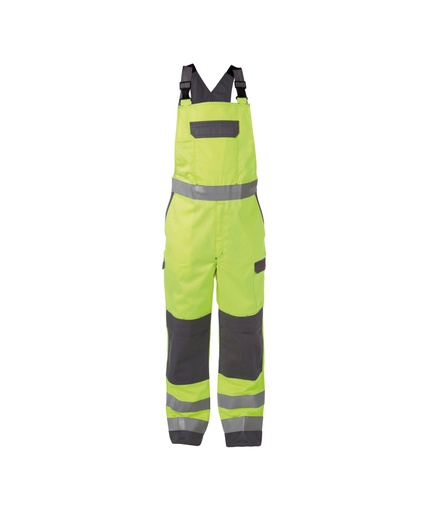 400141 Colombia | Multinorm Warnschutz Latzhose mit Kniepolstertaschen
